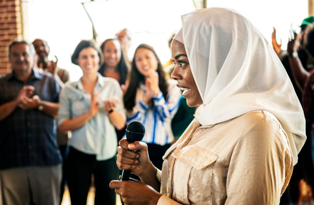 Muslim woman speaker